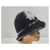 Excellent Condition Vintage English Police Helmet / Cap
