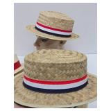 Group of Vintage Straw Hats & Political Campaign Hats