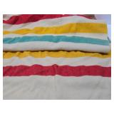 Vintage Hudson Bay Style Wool Blanket from Montgomery Wards