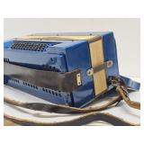Nice Vintage Accordion - Blue