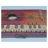 4 Antique Zither / Harp Musical Stringed Instruments