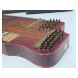 4 Antique Zither / Harp Musical Stringed Instruments