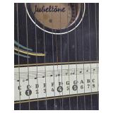 4 Antique Zither / Harp Musical Stringed Instruments