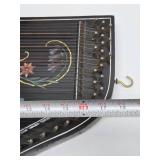 4 Antique Zither / Harp Musical Stringed Instruments