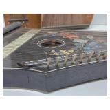 4 Antique Zither / Harp Musical Stringed Instruments