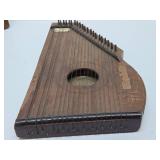 4 Antique Zither / Harp Musical Stringed Instruments