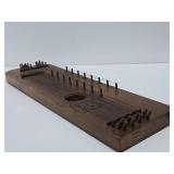 4 Antique Zither / Harp Musical Stringed Instruments