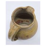 Nice Looking Signed Art Pottery Pitcher & Bowl