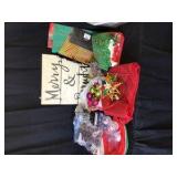 Assorted Christmas decorations