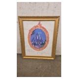 Walt Disney World 25th Anniversary Picture with frame