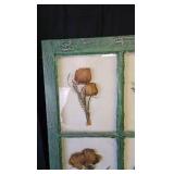 DYI old  window shadow box