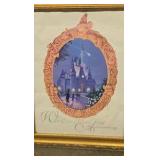 Walt Disney World 25th Anniversary Picture with frame