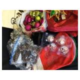 Assorted Christmas decorations