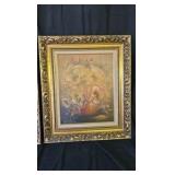 2 Vintage oil on canvas Floral Pictures