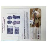 Basket w/utensils and oven gloves