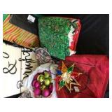 Assorted Christmas decorations