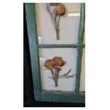 DYI old  window shadow box