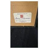 Framed Leopard painting