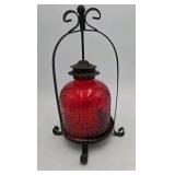 Oil lamp and  candle