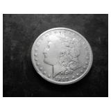 1888 O Hot Lips Morgan Silver Dollar Double Die