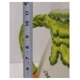 Pitcher - Vintage Ceramic Tomato & Carrot Motif with Vitamins, vigor and vitality