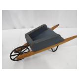 Framed Floral Prints (6) & Blue Wheelbarrow Planter & Watering Can