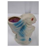 Ceramic Rabbit Planter - 3-Piece Set - Pastel Accents