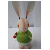West German Vintage Easter Bunny Paper Box - 14 Inches Tall