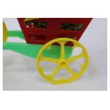 Easter Express Chicken Cart Toy - Yellow Rooster with Red Hay Basket