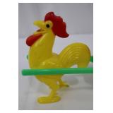 Easter Express Chicken Cart Toy - Yellow Rooster with Red Hay Basket