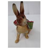 Vintage 1950s Rabbit Candy Holder with Baskets - Easter Decor