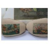 Flecked Bunny Plush 18 in Tall - Teal Ribbon Easter Decor