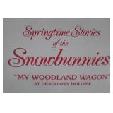 Springtime Stories of the Snowbunnies My Woodland Wagon Dragonfly Hollow Lighted