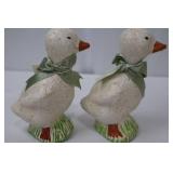 Midwest of Cannon Falls Teena Flanner Easter Figurines - Basket with Pastel Eggs & Bunnies