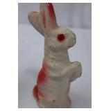Vintage Ceramic Bunny Planter Trio - Large/Medium/Small (6x5, 6x2, 3 3/4 x 1 3/4)