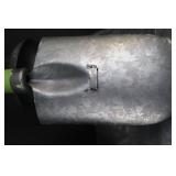 Garden Tools - Galvanized Toolbox with 2 Green-Handled Hand Trowels (Lot of 3)