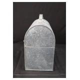 Garden Tools - Galvanized Toolbox with 2 Green-Handled Hand Trowels (Lot of 3)