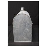 Garden Tools - Galvanized Toolbox with 2 Green-Handled Hand Trowels (Lot of 3)