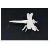 Three White Insect Sculptures (Lot of 3) - Garden Decor