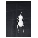 Three White Insect Sculptures (Lot of 3) - Garden Decor
