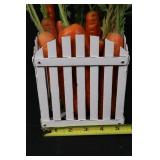 Plush Bunny Doll - Carrot Crate & Green Wooden Step Stool