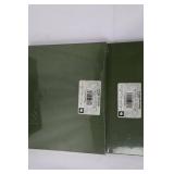 Garden Decor Set: 10 9-Inch Glass Plates, Carrot Print Frame, Brown Metal Watering Can with Tubes