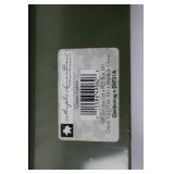 Garden Decor Set: 10 9-Inch Glass Plates, Carrot Print Frame, Brown Metal Watering Can with Tubes