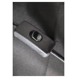 Desk Lamp with Shovel Accent - Vintage Industrial Cream Shade