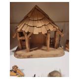 Collection of Vintage Wooden Christmas Nativity Sets and ANRI Italy Figures