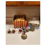 MacKenzie-Childs Holiday Ornament Collection with Boxes