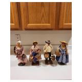 Set of 4 Santons d
