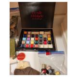 Singer Sewing Machine with Case, Thread, Notions, and Accessories Lot