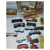 Large HO Scale Model Train Lot with Engines, Cars, Track, and Accessories
