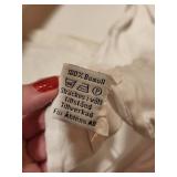 Vintage White Cotton Nightgown with Lace Trim by Friend Department Size 134/140